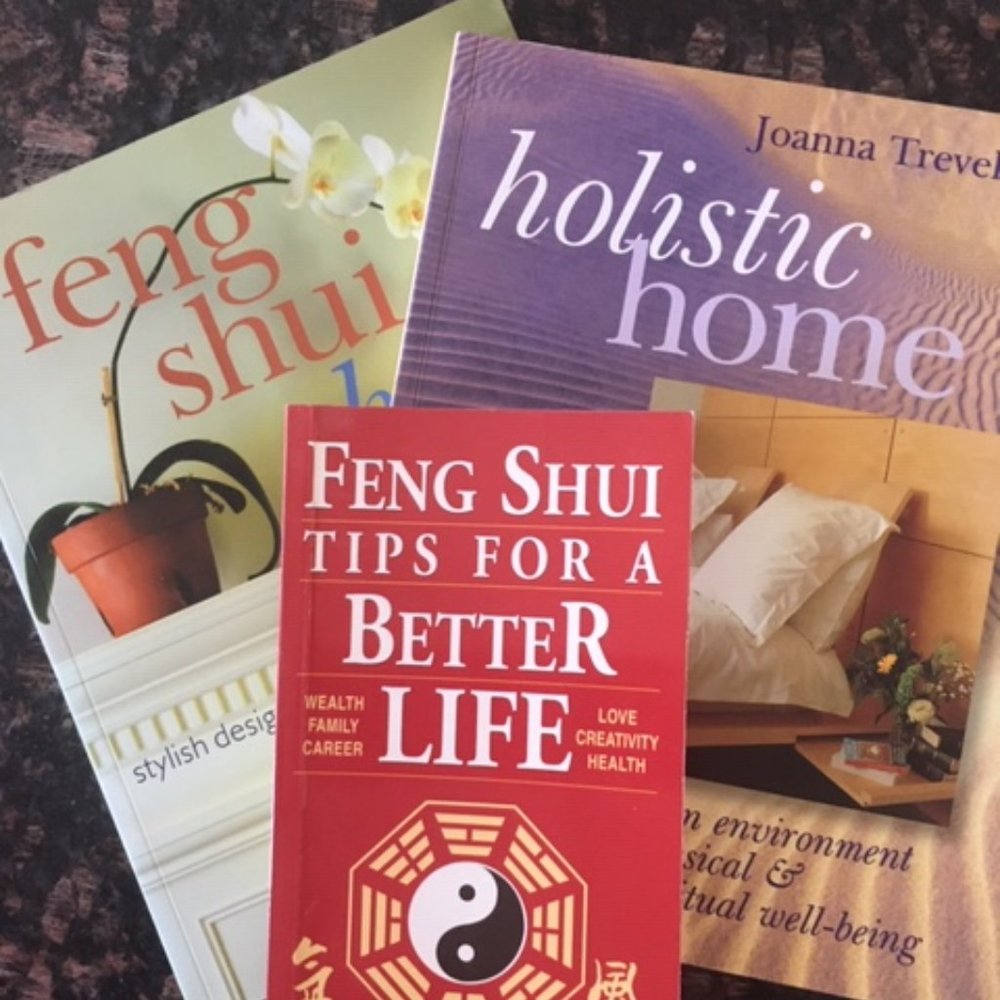 ☯️Lot of 3 Holistic Feng Shui Decorating Books🏡